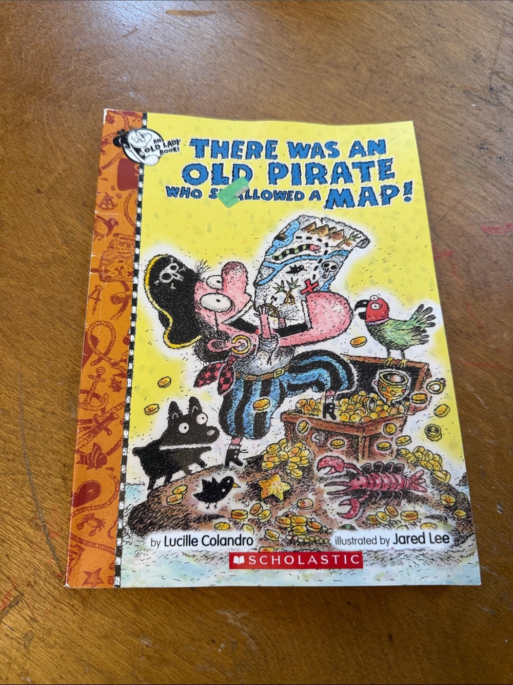 There was an old lady who swallowed a map book!